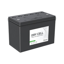 Load image into Gallery viewer, Discover DRY CELL 12v 100Ah Traction Industrial Deep Cycle Battery for Inverters, Solar, Leisure, and UPS Applications - Global Batteries SA