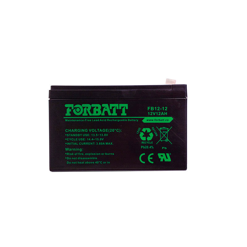 Forbatt 12V 12Ah AGM VRLA Battery | UPS, Security, Medical Equipment | 18BAT-12V12-FBC