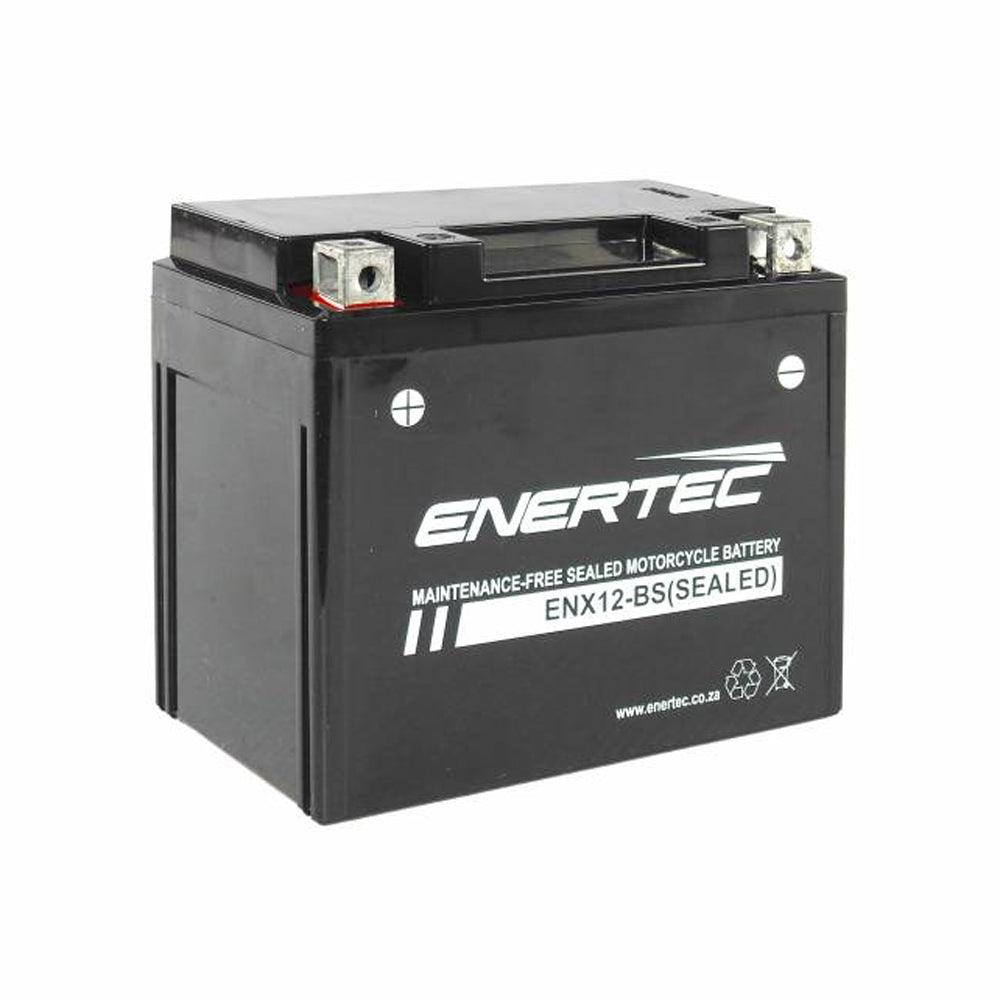 Enertec YTX12-BS 12v 12Ah AGM Motorcycle Battery - Global Batteries SA