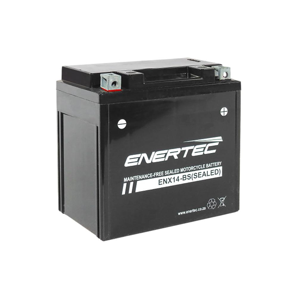 Enertec YTX14-BS 12v 12Ah AGM Motorcycle Battery - Global Batteries SA