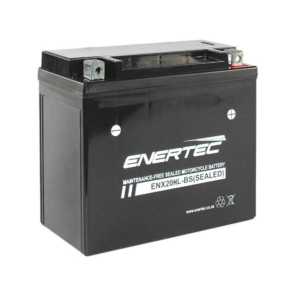 Enertec YTX20HL-BS 12v 20Ah AGM Motorcycle Battery - Global Batteries SA