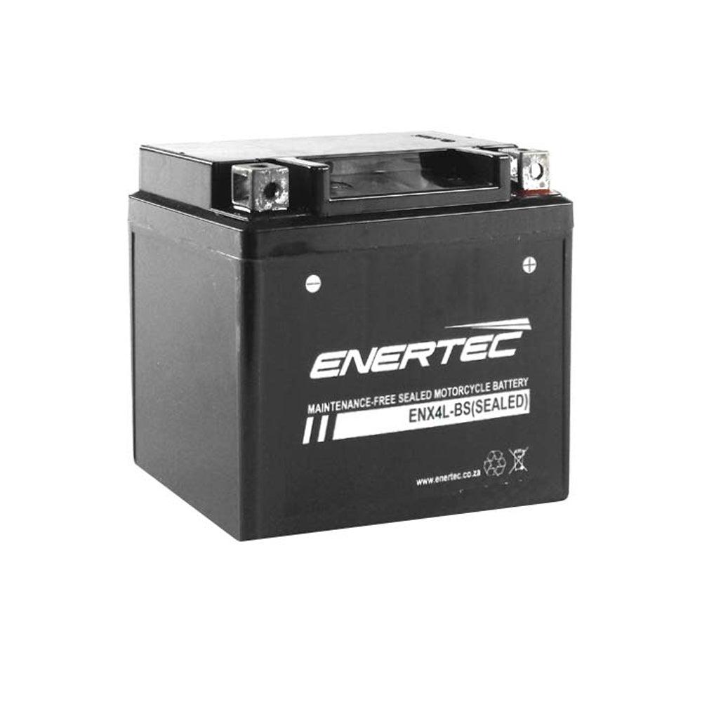 Enertec YTX4L-BS 12v 3.5Ah AGM Motorcycle Battery - Global Batteries SA