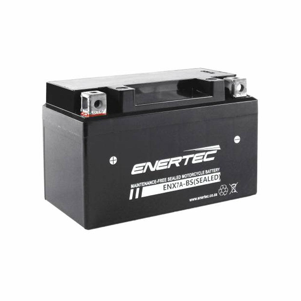 Enertec YTX7A-BS 12v 6Ah AGM Motorcycle Battery - Global Batteries SA
