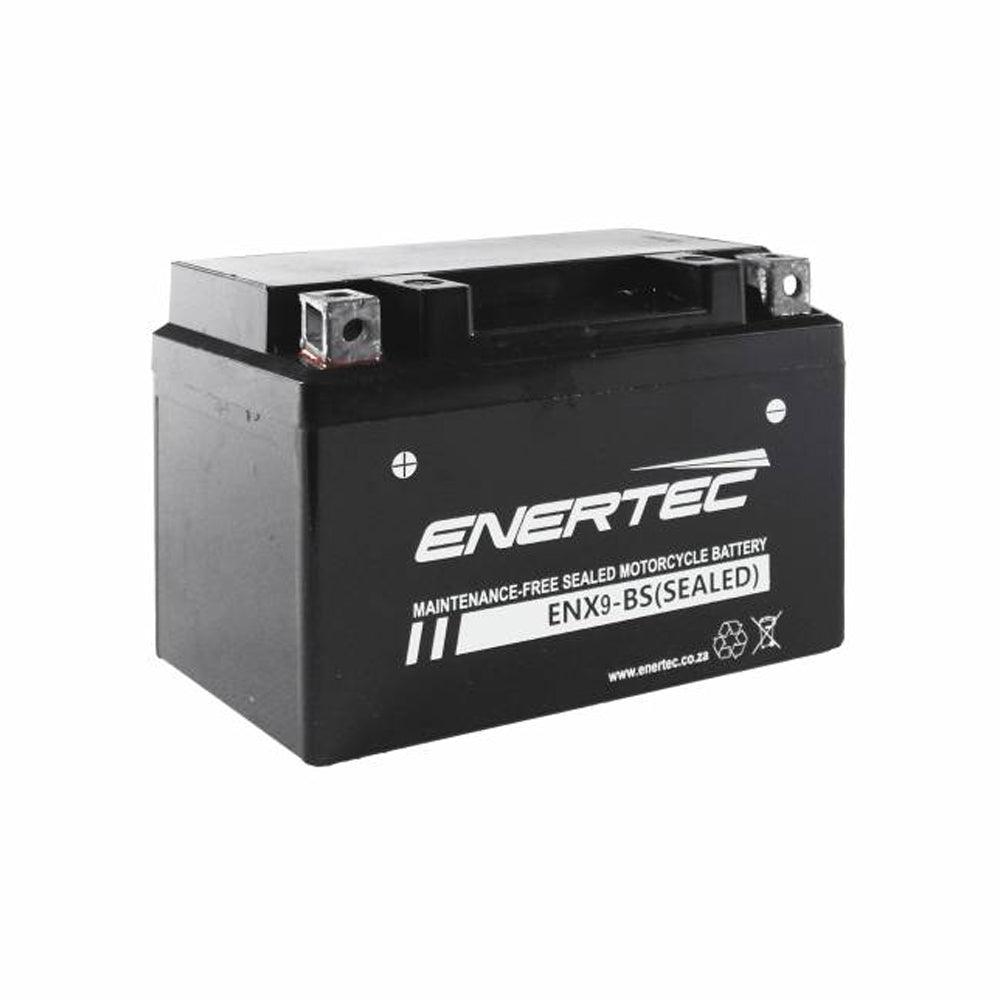 Enertec YTX9A-BS 12v 7.5Ah AGM Motorcycle Battery - Global Batteries SA