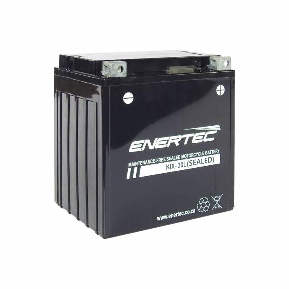 Enertec YTX30L 12v 30Ah AGM Motorcycle Battery - Global Batteries SA