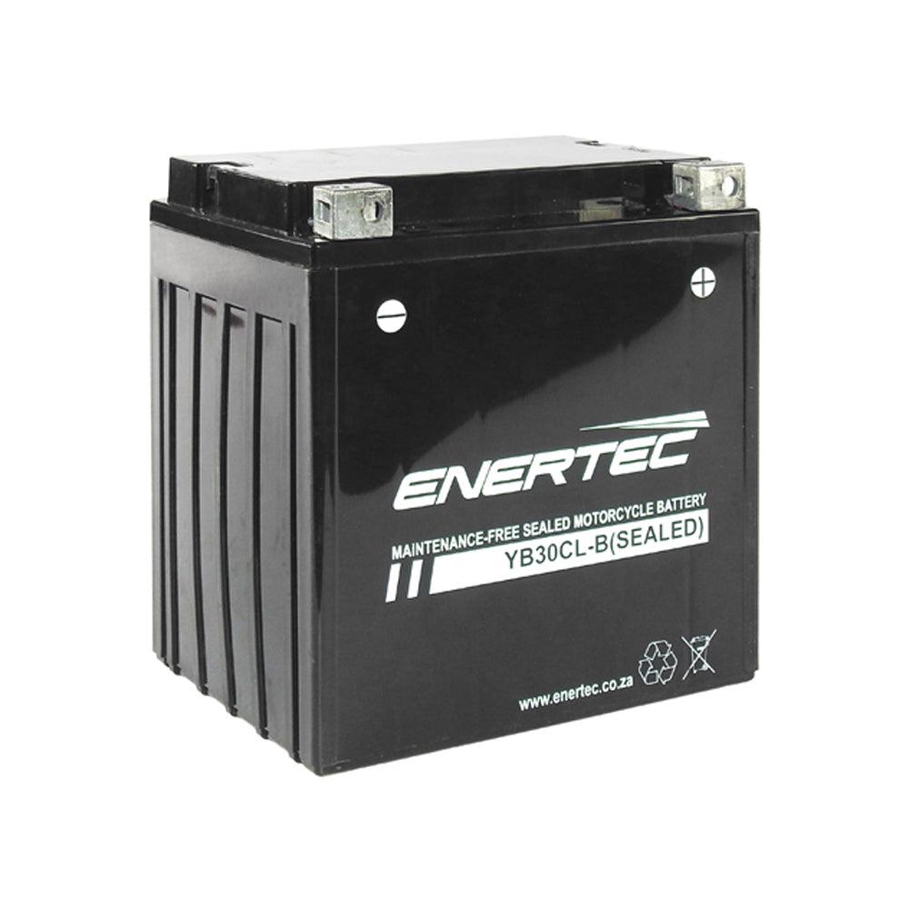 Enertec YB30CL-B 12v 30Ah AGM Motorcycle Battery - Global Batteries SA