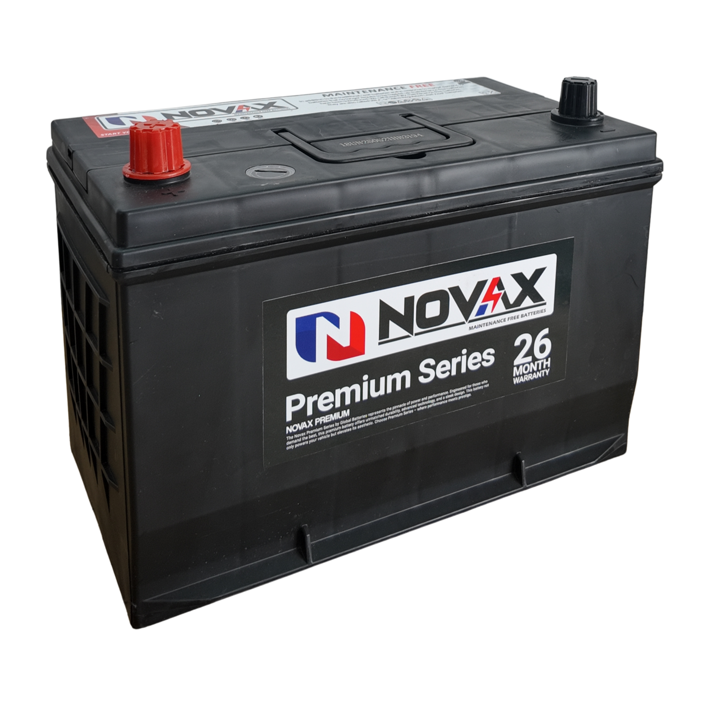 Novax Premium 650 Automotive Battery | 12V 90Ah 740CCA | Maintenance-Free 26 Month Warranty