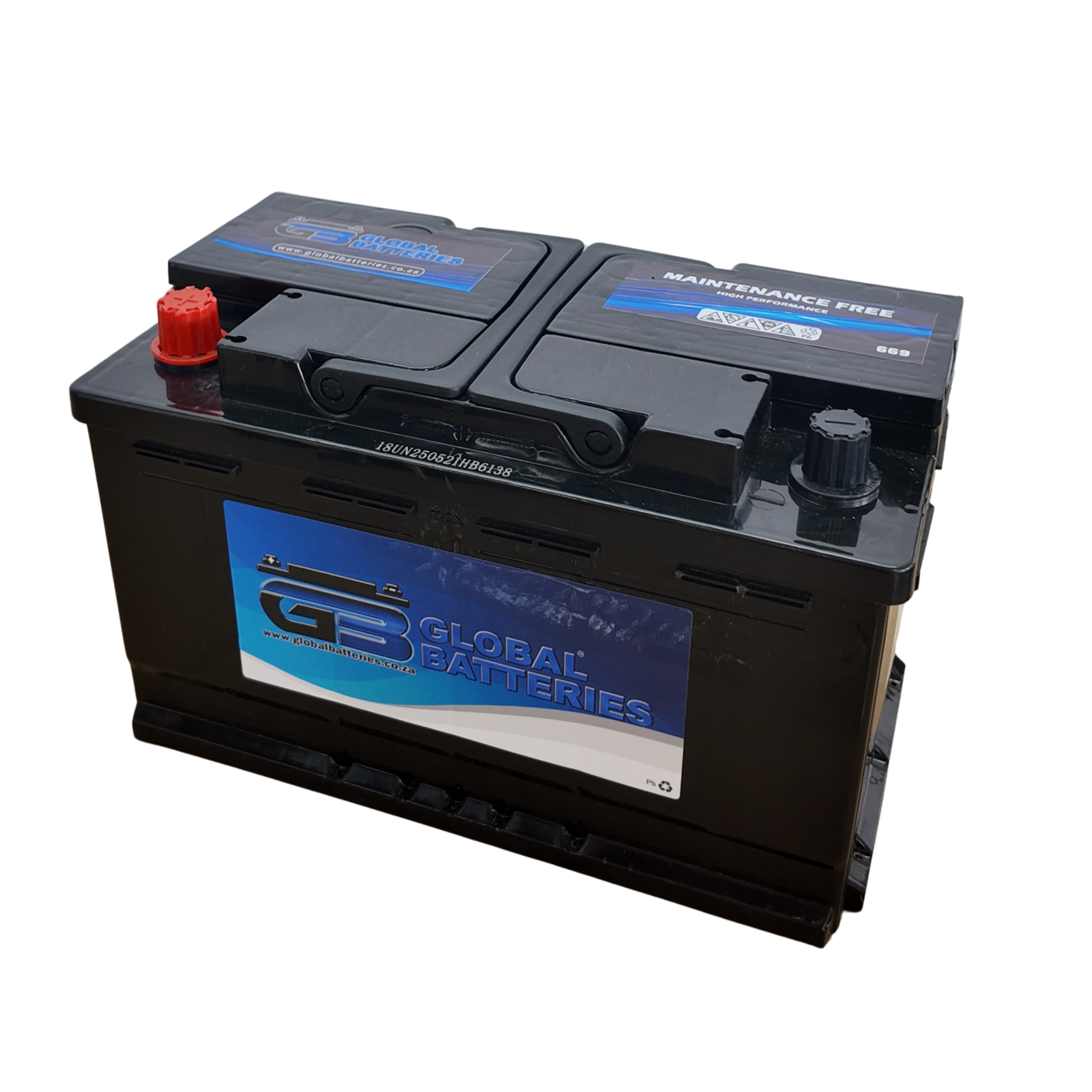 GLOBAL 669 Automotive Battery | 12V 80Ah 620CCA | Maintenance-Free 12 Month Warranty
