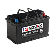 Novax Premium 668 Automotive Battery | 12V 80Ah 620CCA | Maintenance-Free 26 Month Warranty