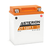 Load image into Gallery viewer, Asterion CT 1207.1 YTX7L-BS AGM Motorcycle Battery - Global Batteries SA