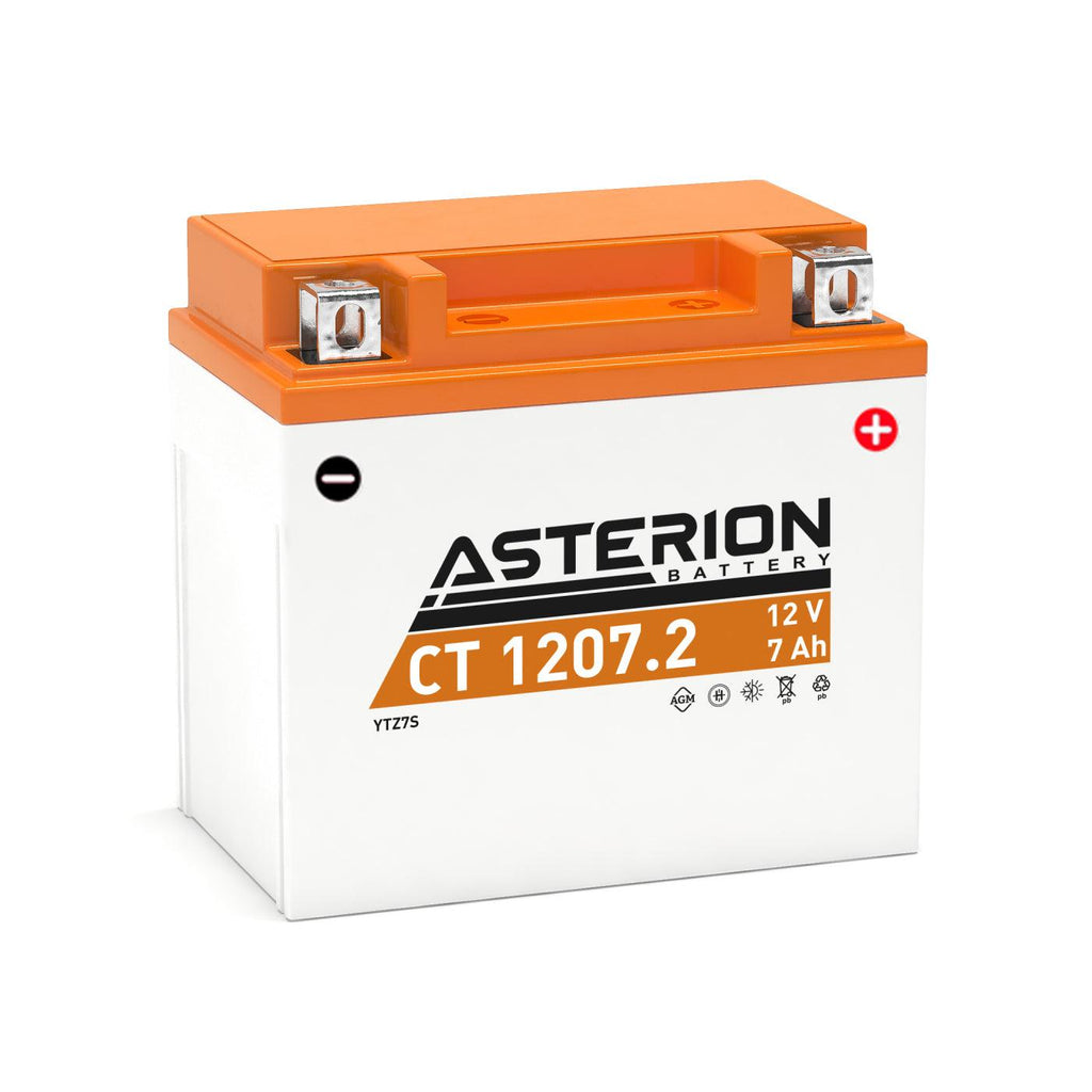 Asterion CT 1207.2 YTZ7S AGM Motorcycle Battery - Global Batteries SA