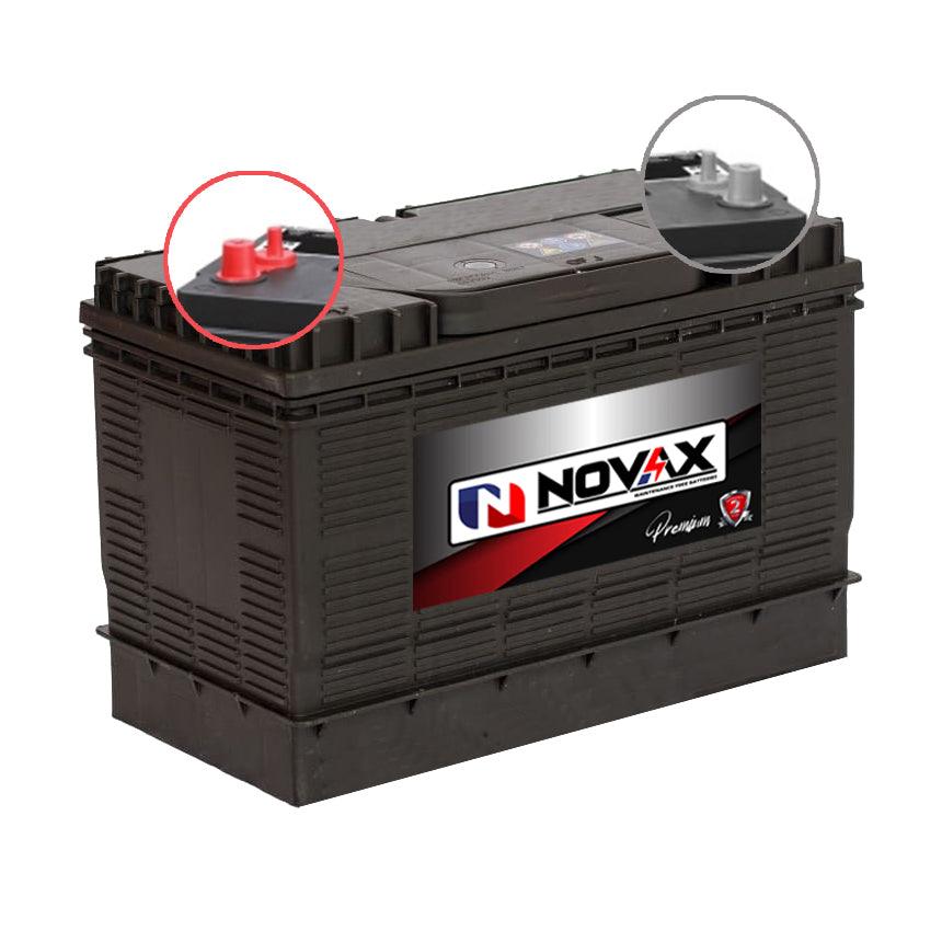 Novax Premium 674 105Ah Dual Post Battery - Global Batteries SA