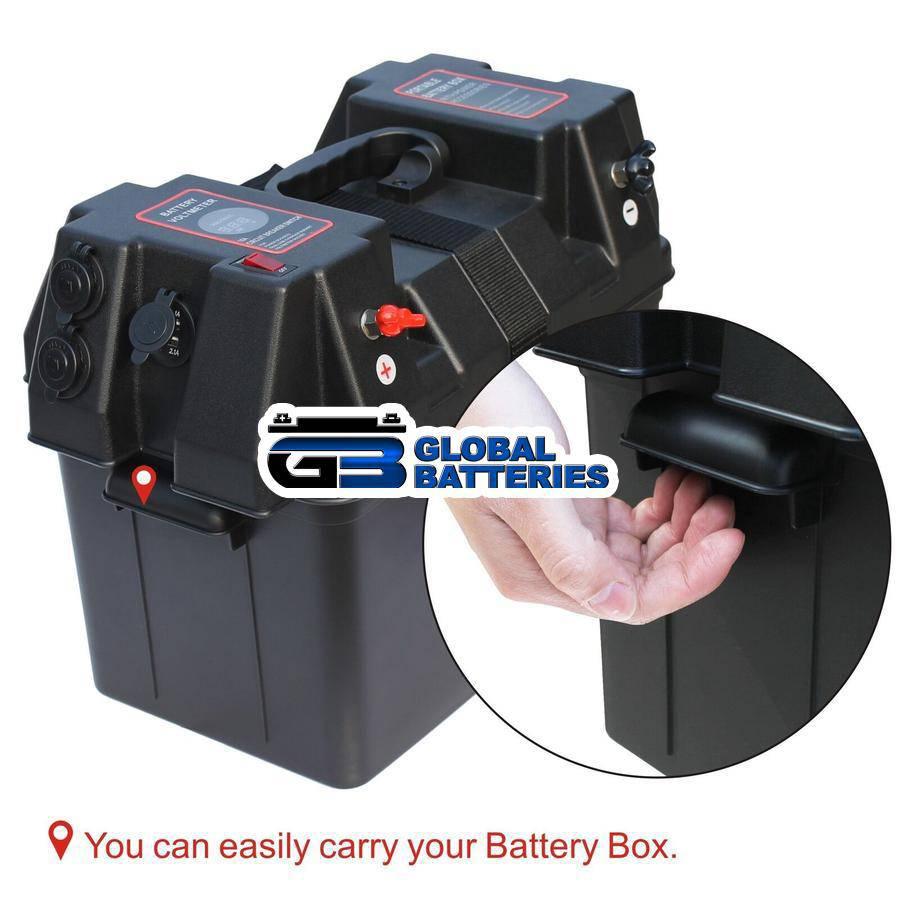 Global Outdoor Portable Weather Proof Battery Box - Global Batteries SA